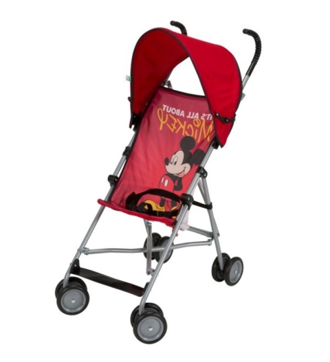 Disney Baby Umbrella Stroller with Canopy - All About Mickey - 45 degree angle view