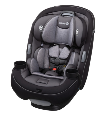 Safety 1st car seat in black and grey