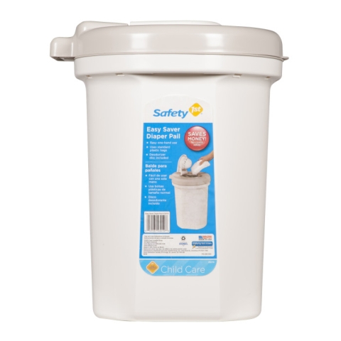 Safety 1st Easy Saver Diaper Pail White