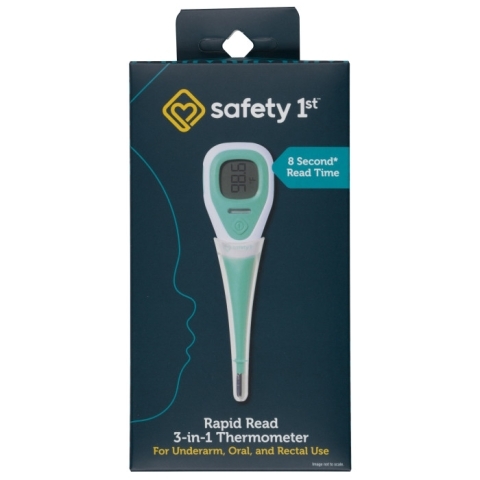 Safety 1st Rapid Read 3-in-1 Thermometer in Aqua