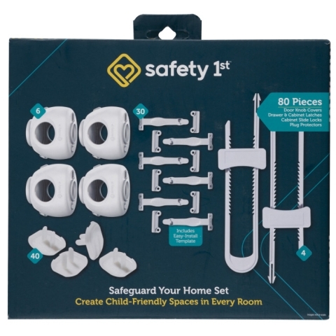 Safety 1st Home Safeguarding Set (80 pcs) White